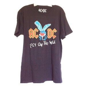 AC/DC Fly On The Wall Band Tee Shirt